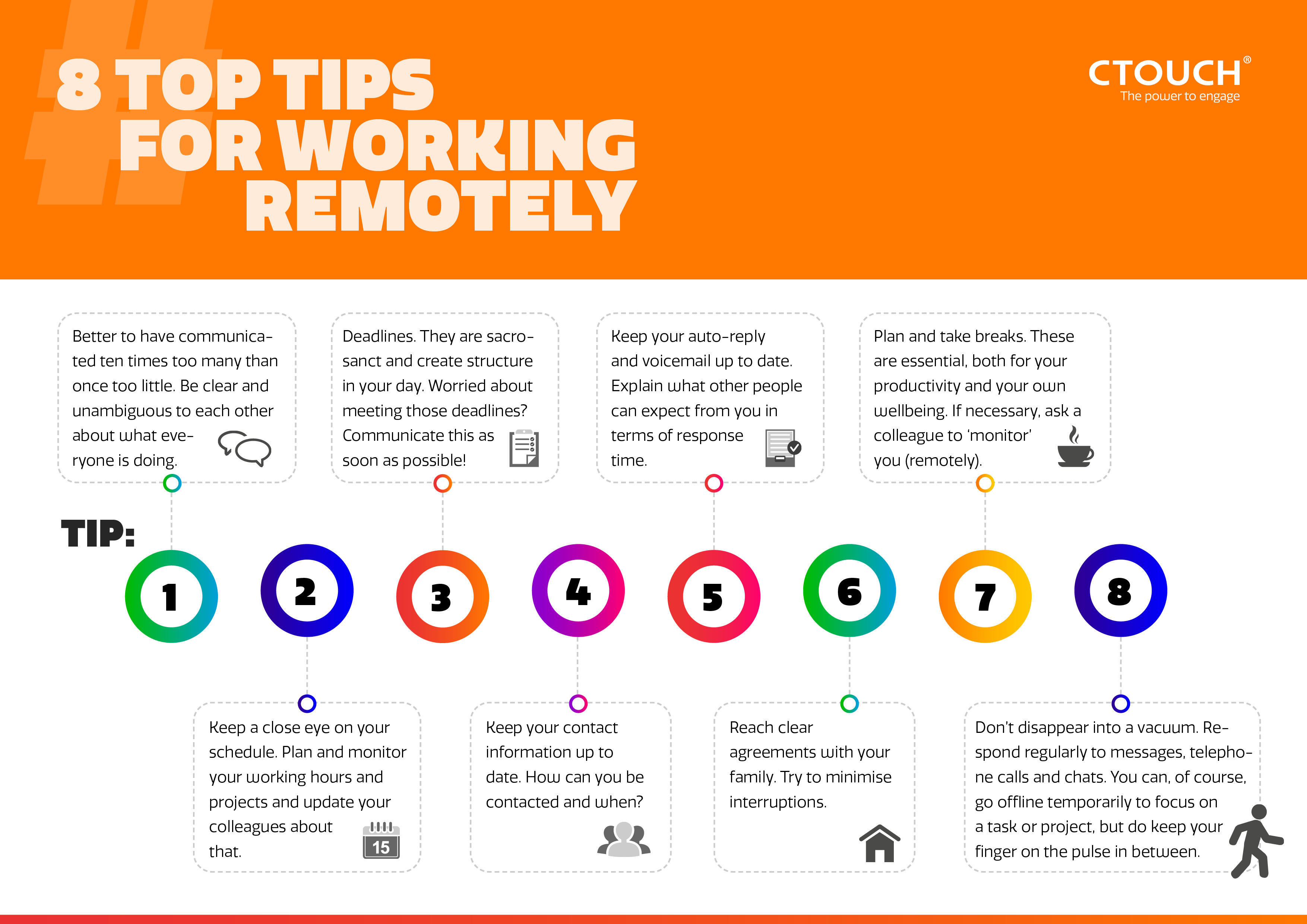 8 Top Tips Infographic